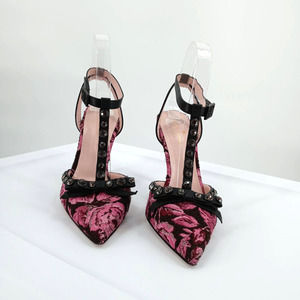 Kate Spade Lydia Strappy Pointy-Toe Crystal Pump